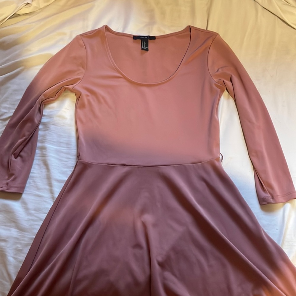 Forever 21 Pink Skater Dress S